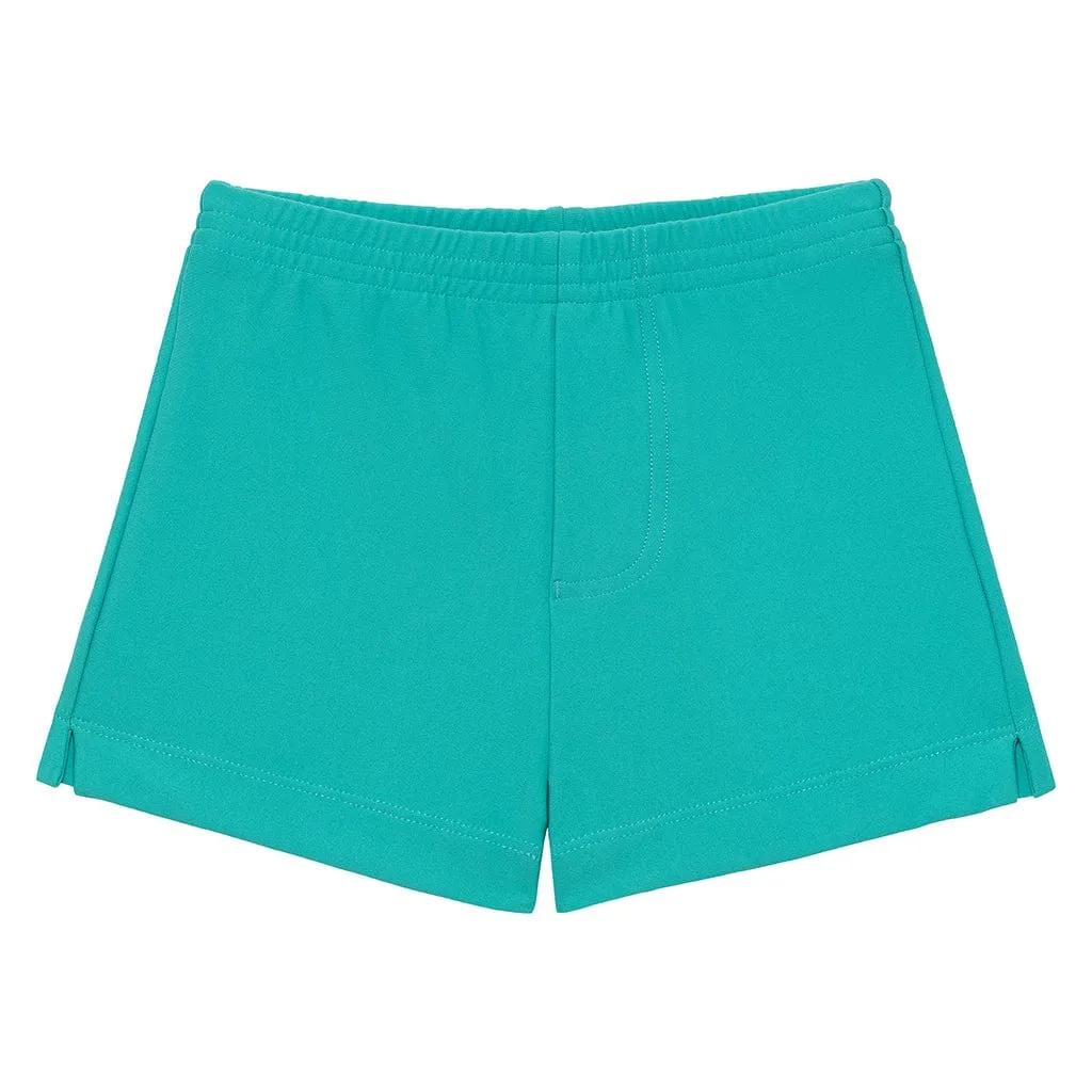 Teal Mini Swim Trunk