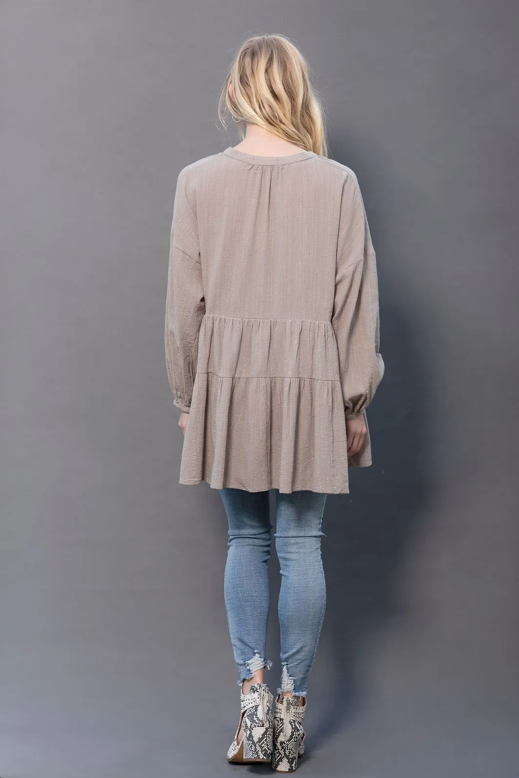 The Lauren Tunic, Vintage Olive Green