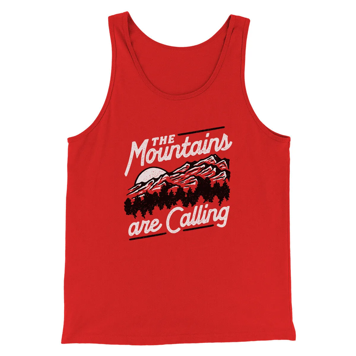 The Mountains Are Calling Men/Unisex Tank Top