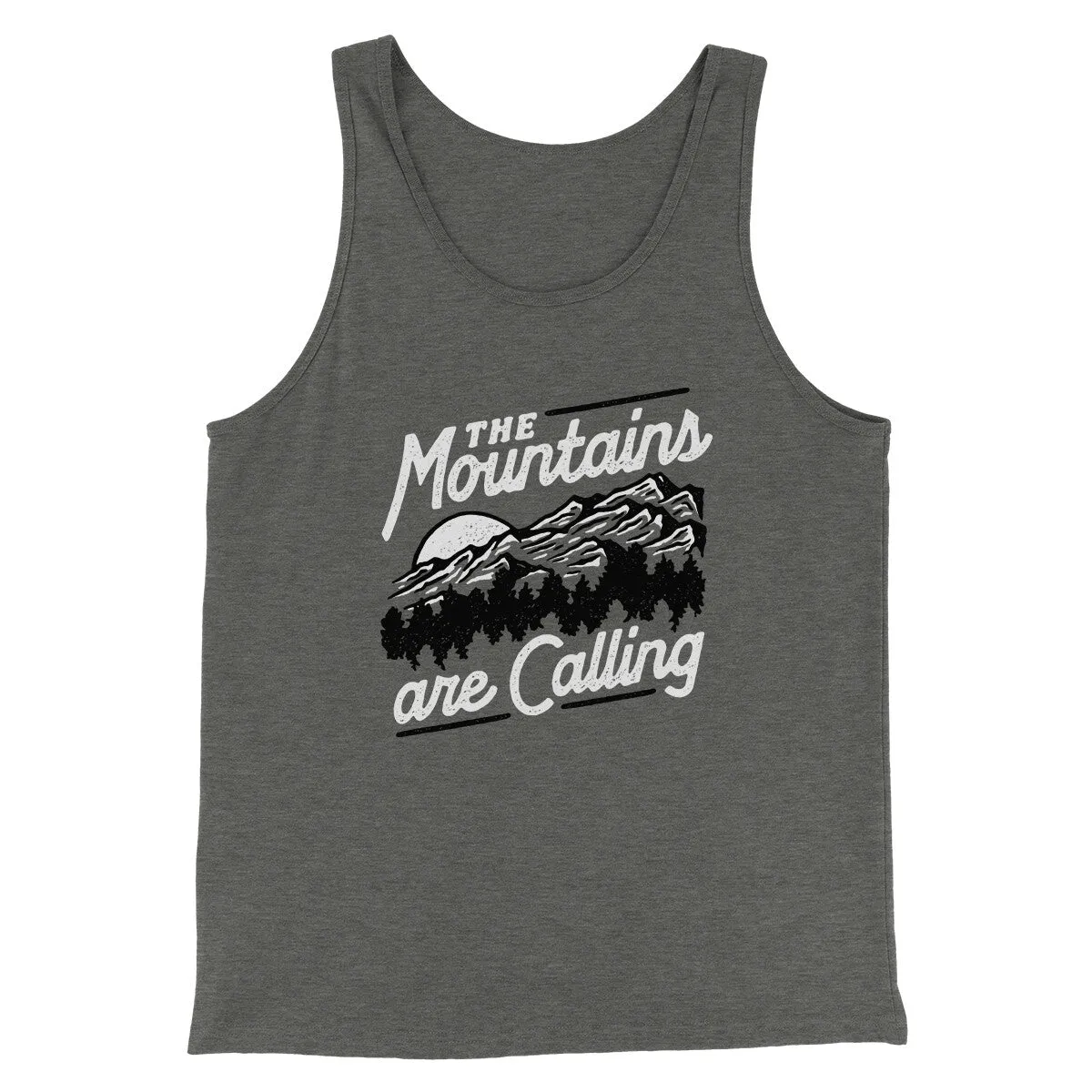 The Mountains Are Calling Men/Unisex Tank Top