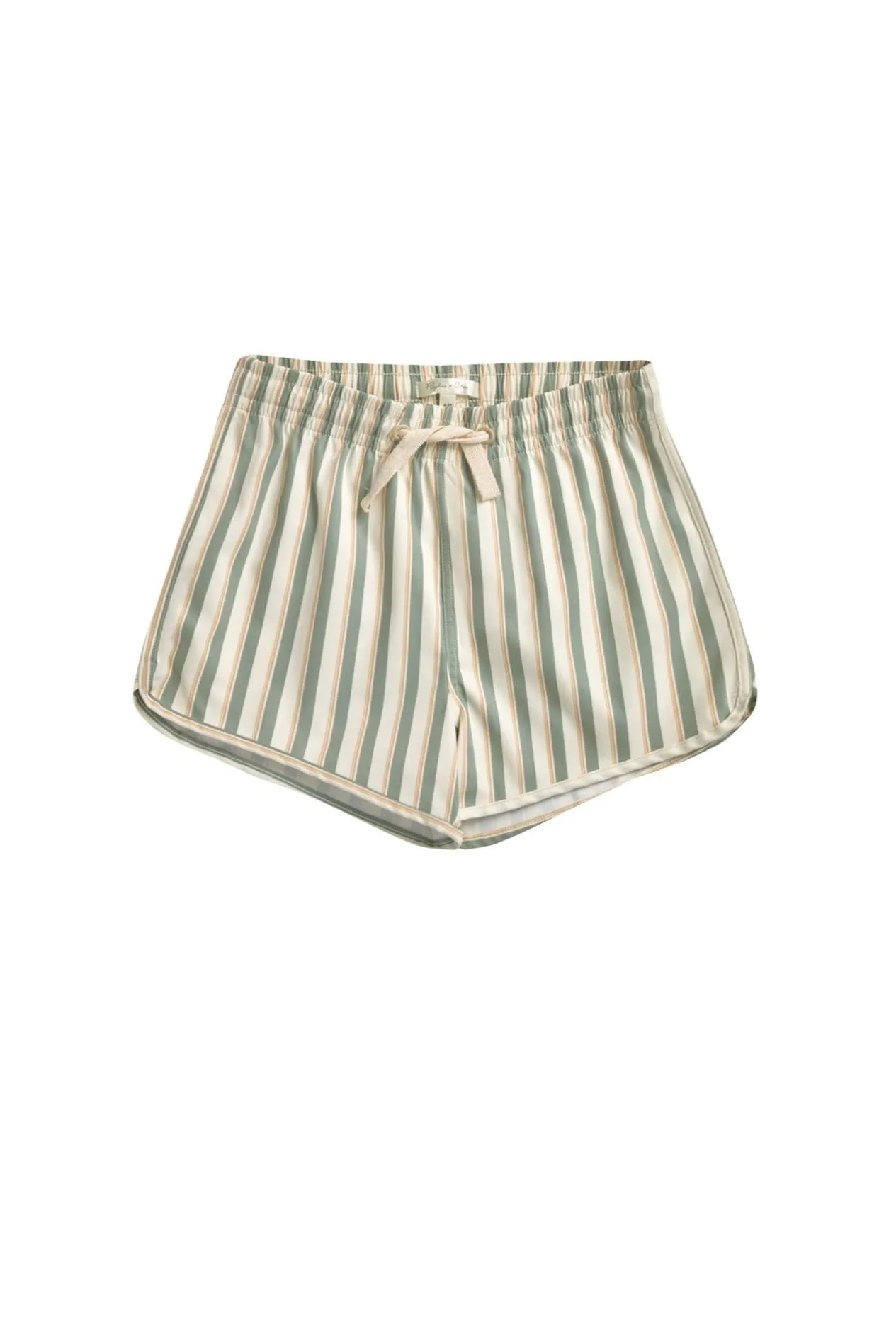 The Swim Trunk by Rylee   Cru - Aqua Stripe - KIDS