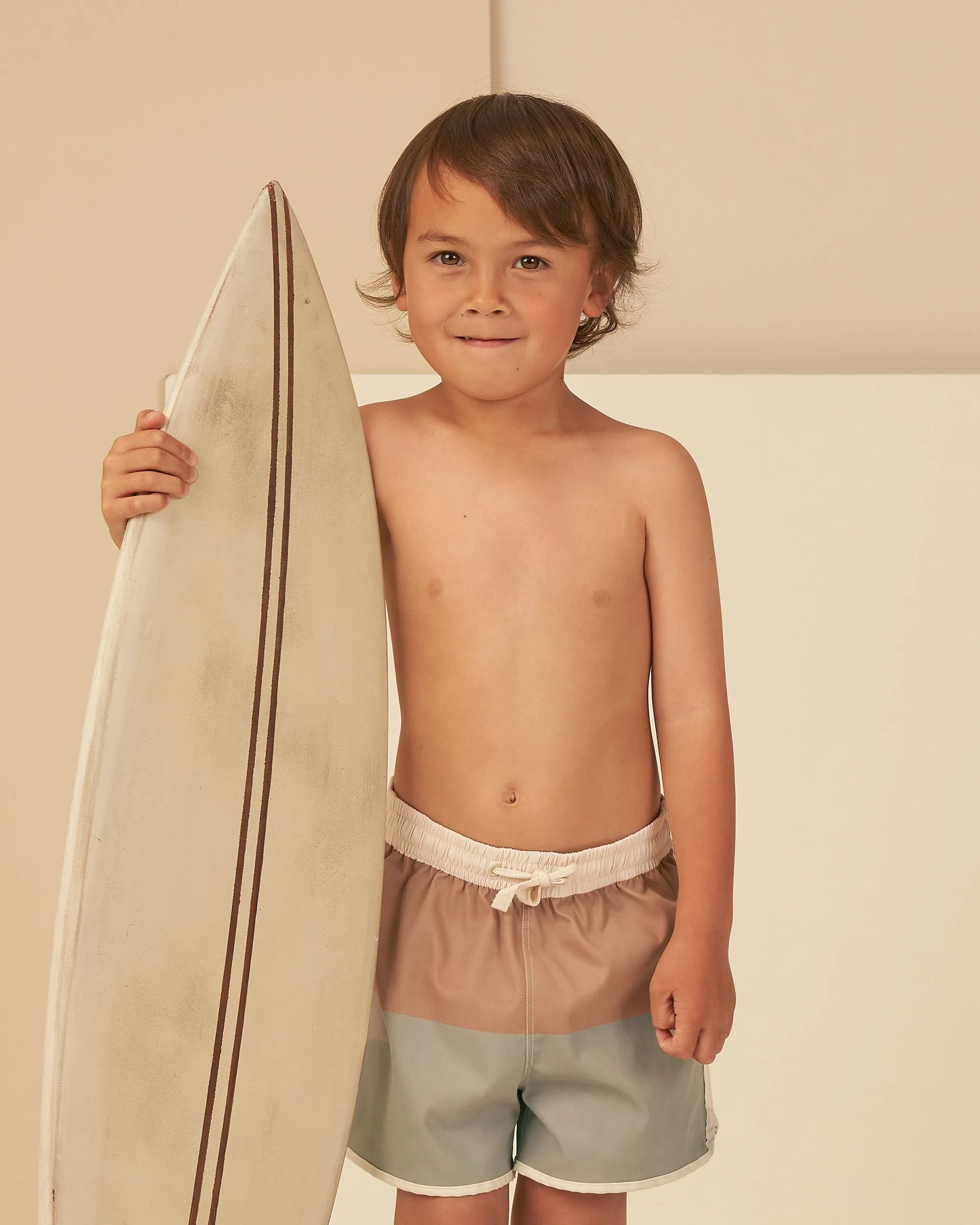 The Swim Trunk by Rylee   Cru - Colour Block - KIDS