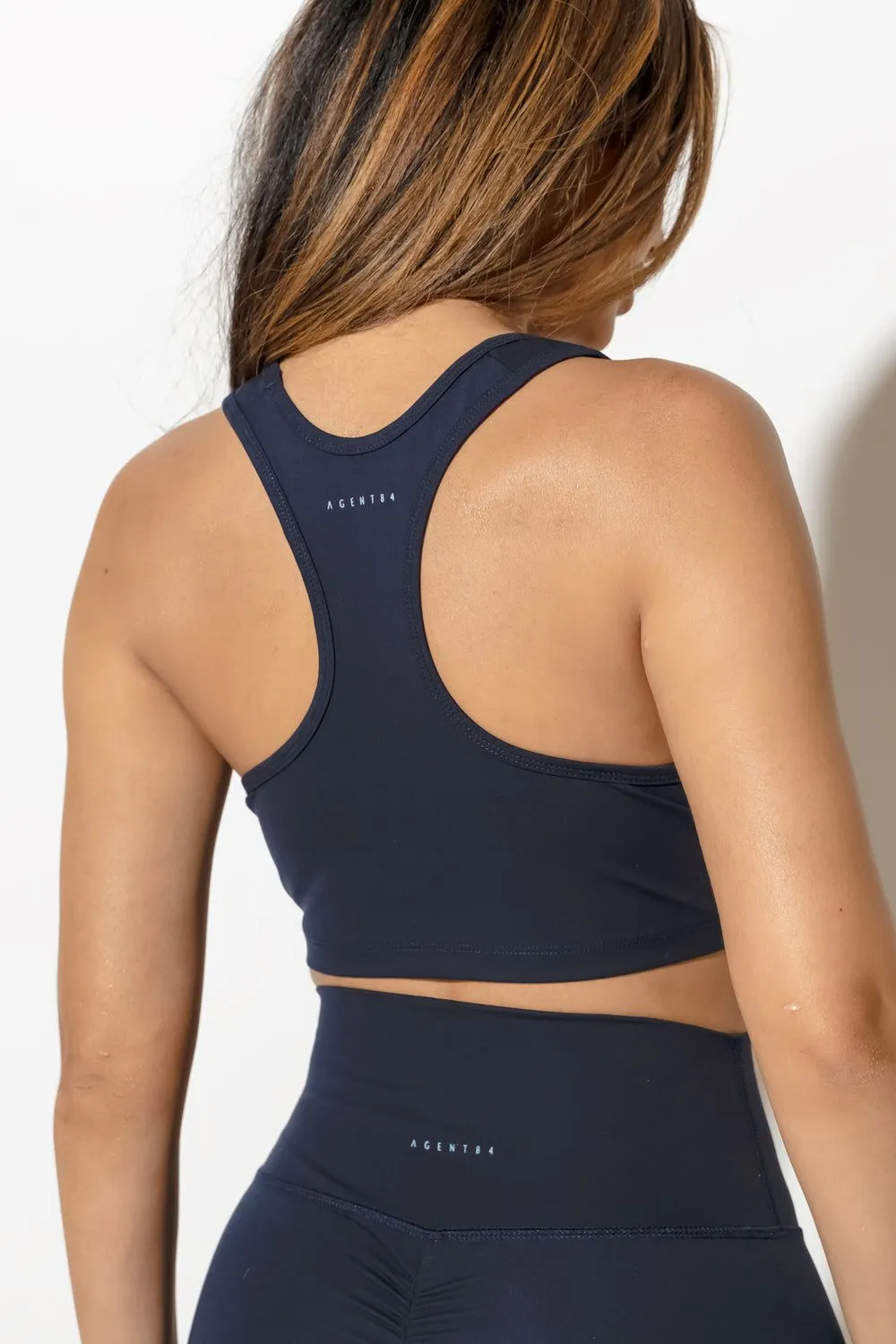Tied Up Crop Tank - Nightfall