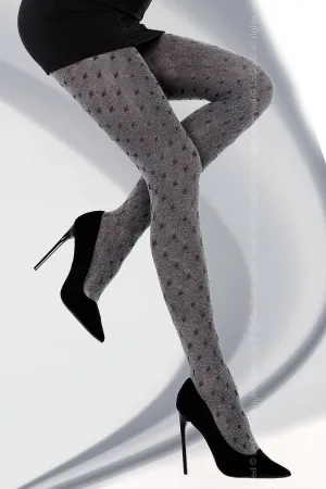 Tights Nylon Vintage Retro Diamond Mesh Black Pattern Elegant Hosiery