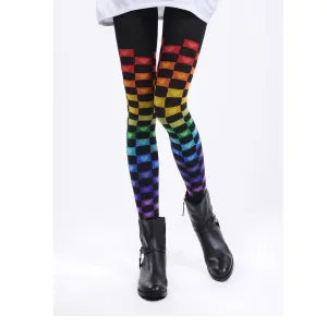 Tights - Rainbow Hearts