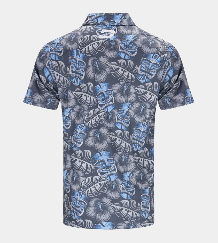 TIKI POLO - GREY / BLUE