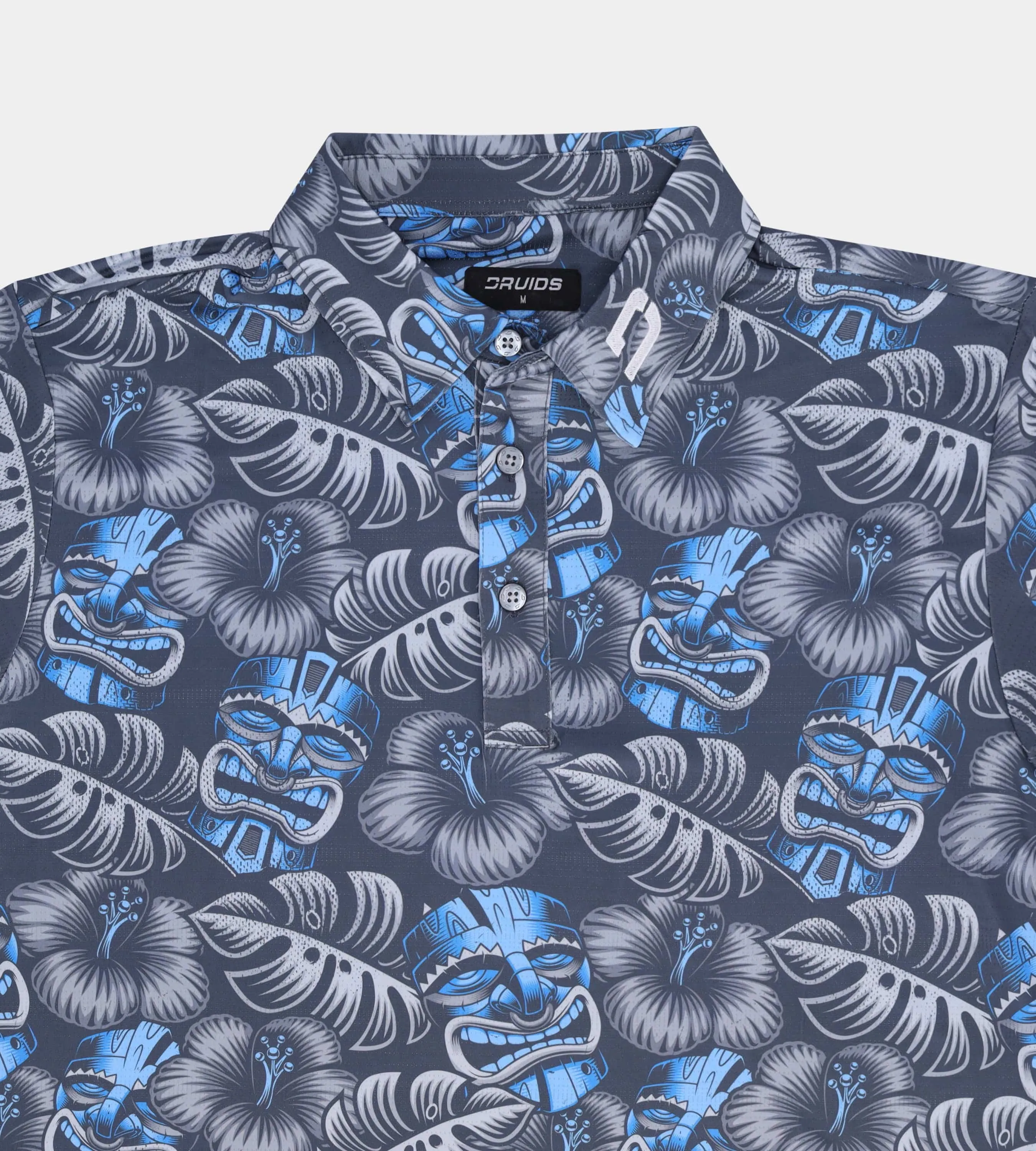 TIKI POLO - GREY / BLUE
