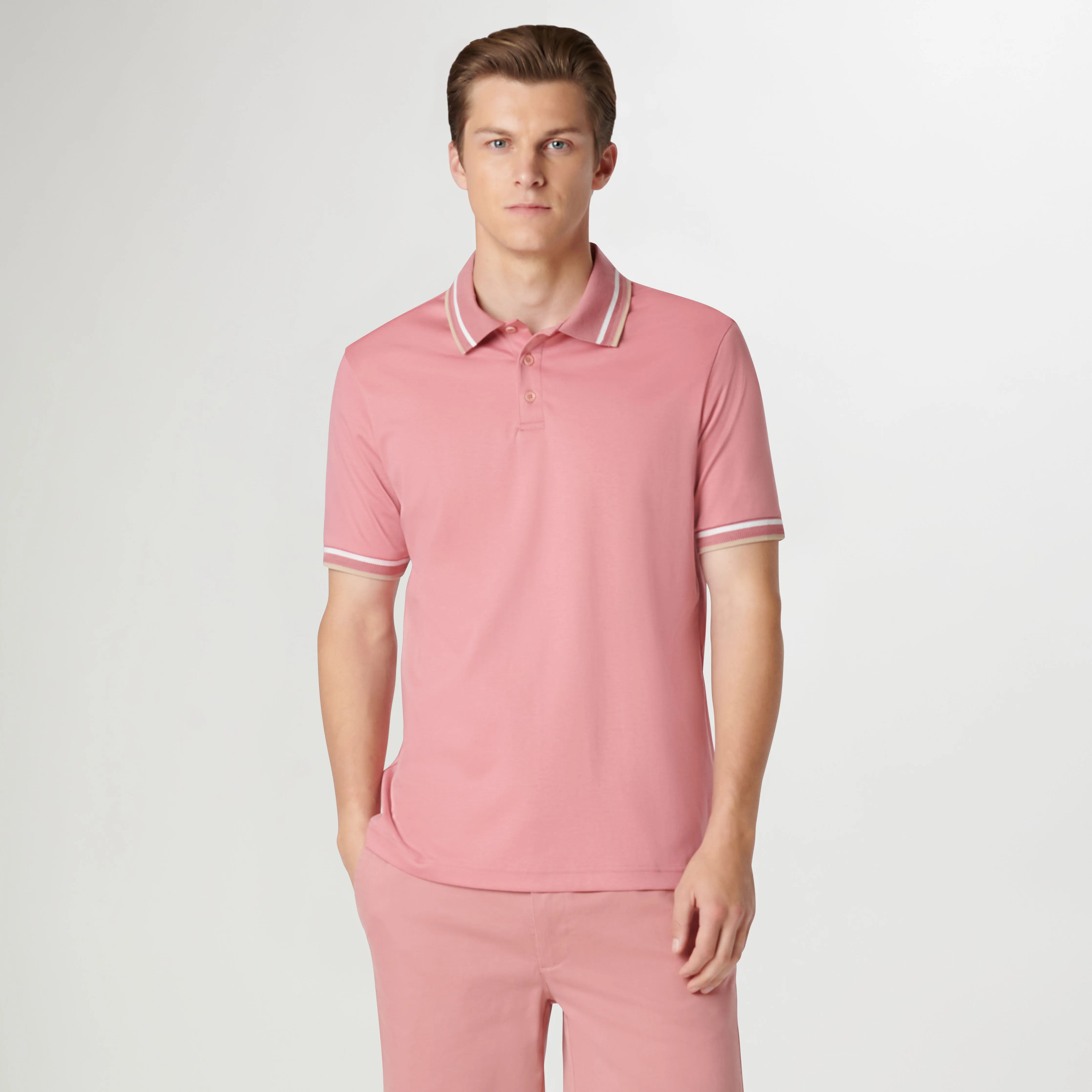 Tipped Solid Polo