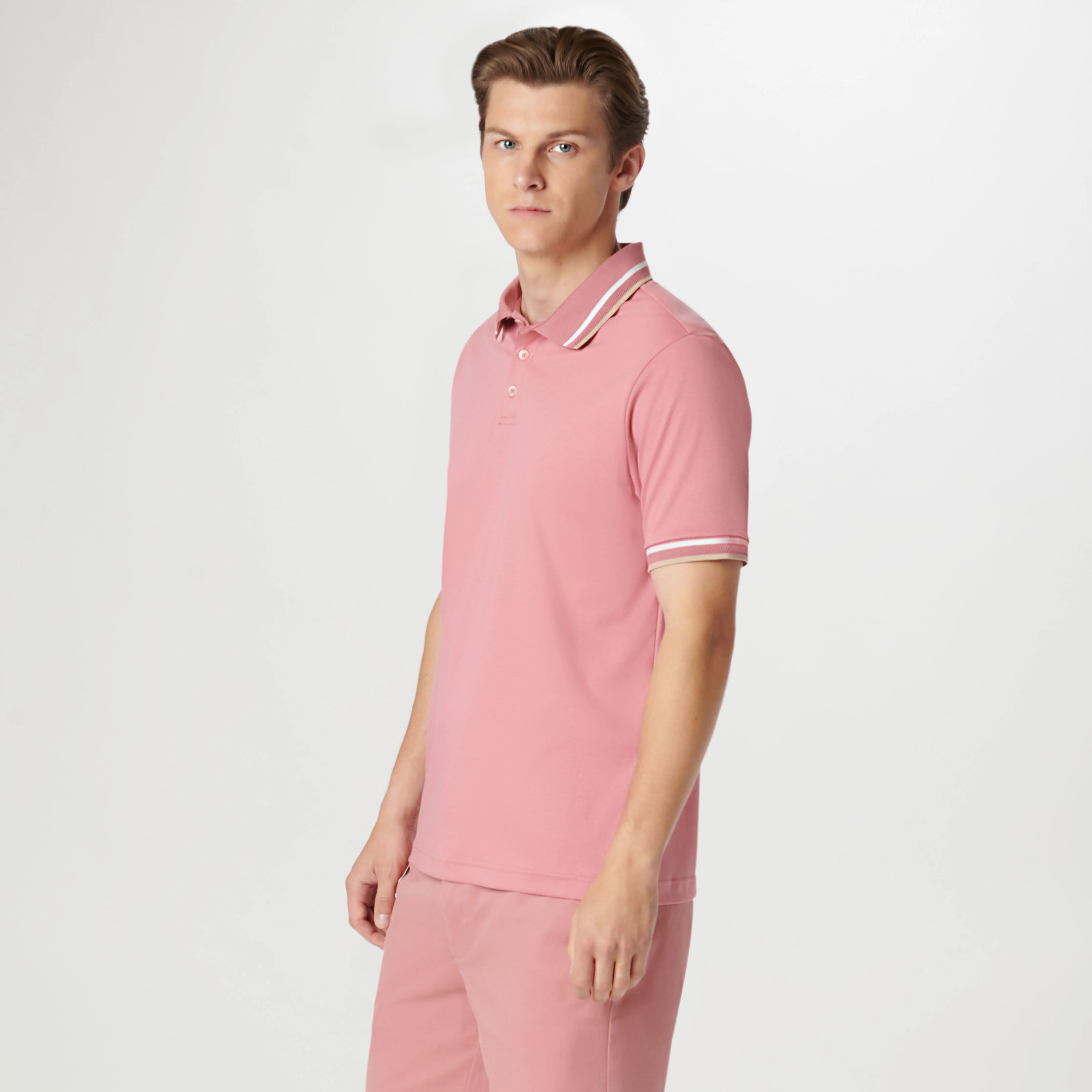 Tipped Solid Polo
