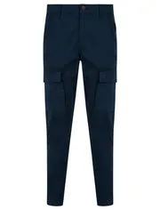 TOKYO LAUNDRY 'ALMAGRO' STRETCH COTTON BLEND MULTI-POCKET CARGO TROUSERS
