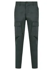 TOKYO LAUNDRY 'ALMAGRO' STRETCH COTTON BLEND MULTI-POCKET CARGO TROUSERS