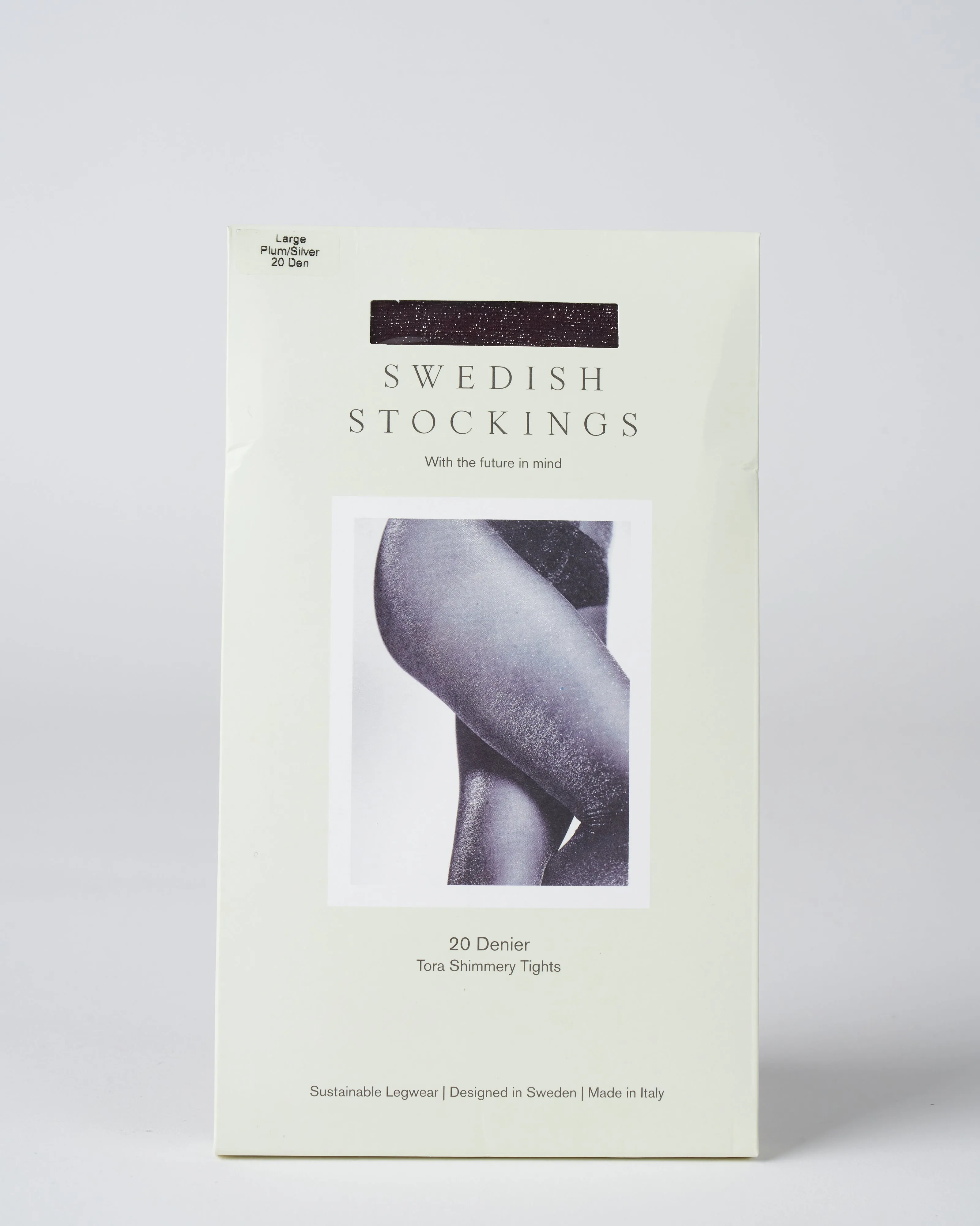 tora shimmery tights - plum