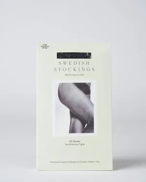 tora shimmery tights - silver