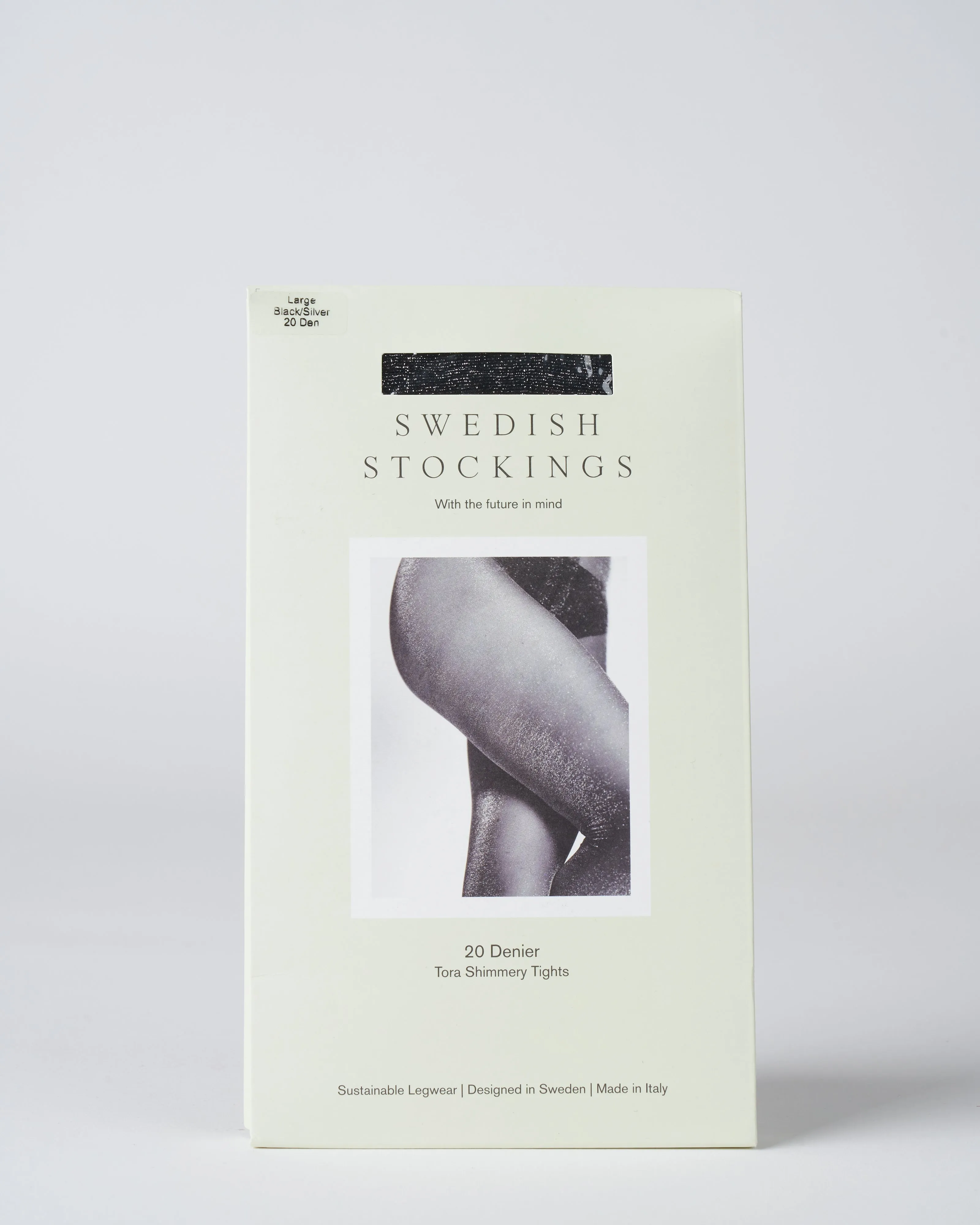 tora shimmery tights - silver