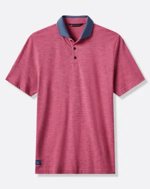 Travis Mathew Common Interest Polo - Rose Wine
