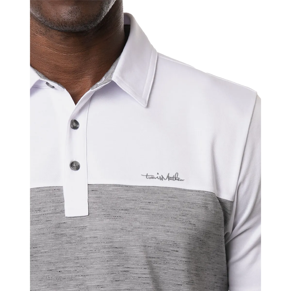 TRAVIS MATHEW MENS SEE YA POLO - WHITE
