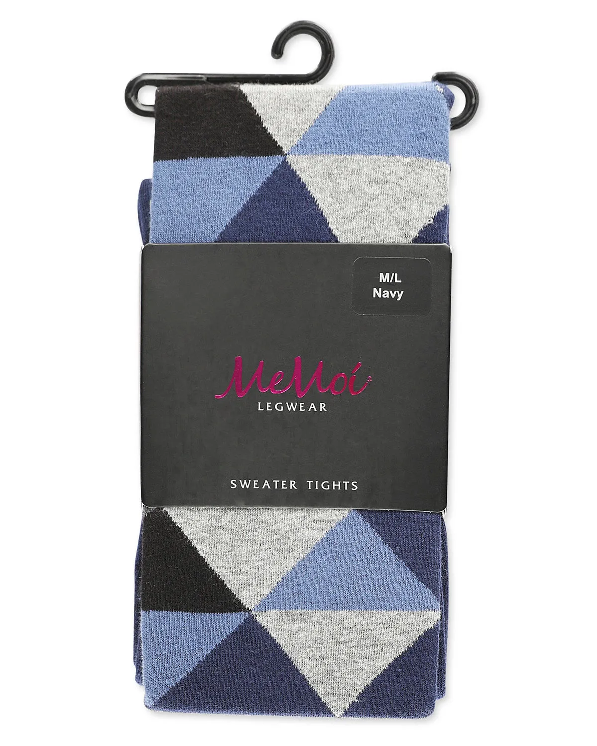 Triangular Cotton Blend Sweater Tights