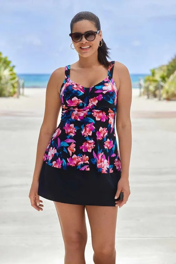 TRIMSHAPER- WOMEN'S LILY PRIMAVRA TANKINI