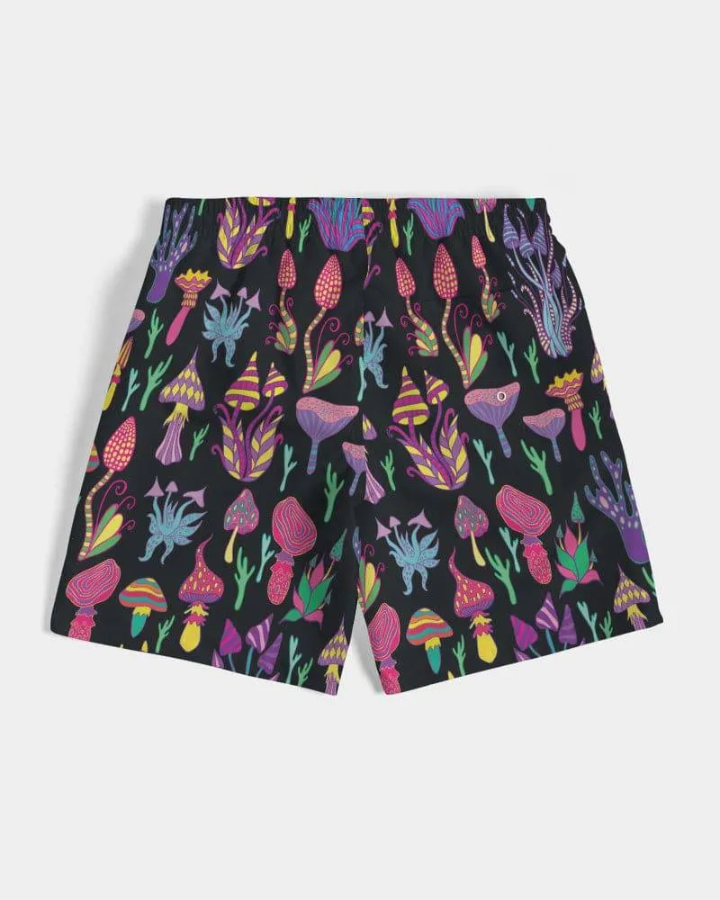 Trippy Mushrooms Men's Swim Trunks
