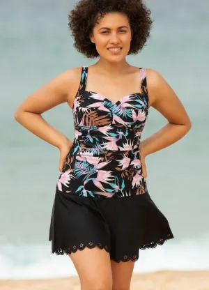 Tummy Control Tankini - Blush Floral