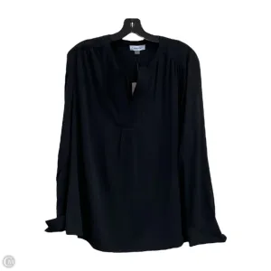 Tunic Long Sleeve By Calvin Klein In Black, Size: Xl