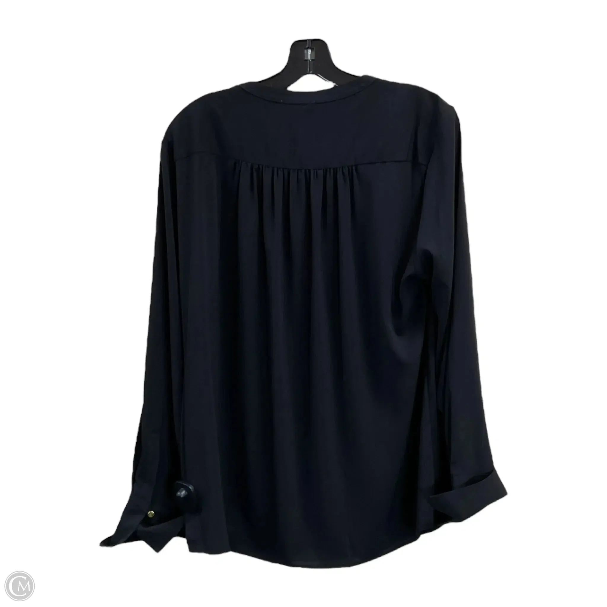 Tunic Long Sleeve By Calvin Klein In Black, Size: Xl