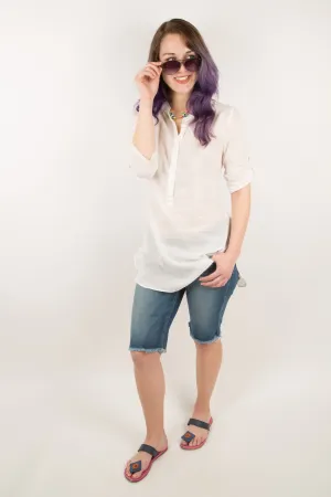 Tunic top/kurti-Poppy