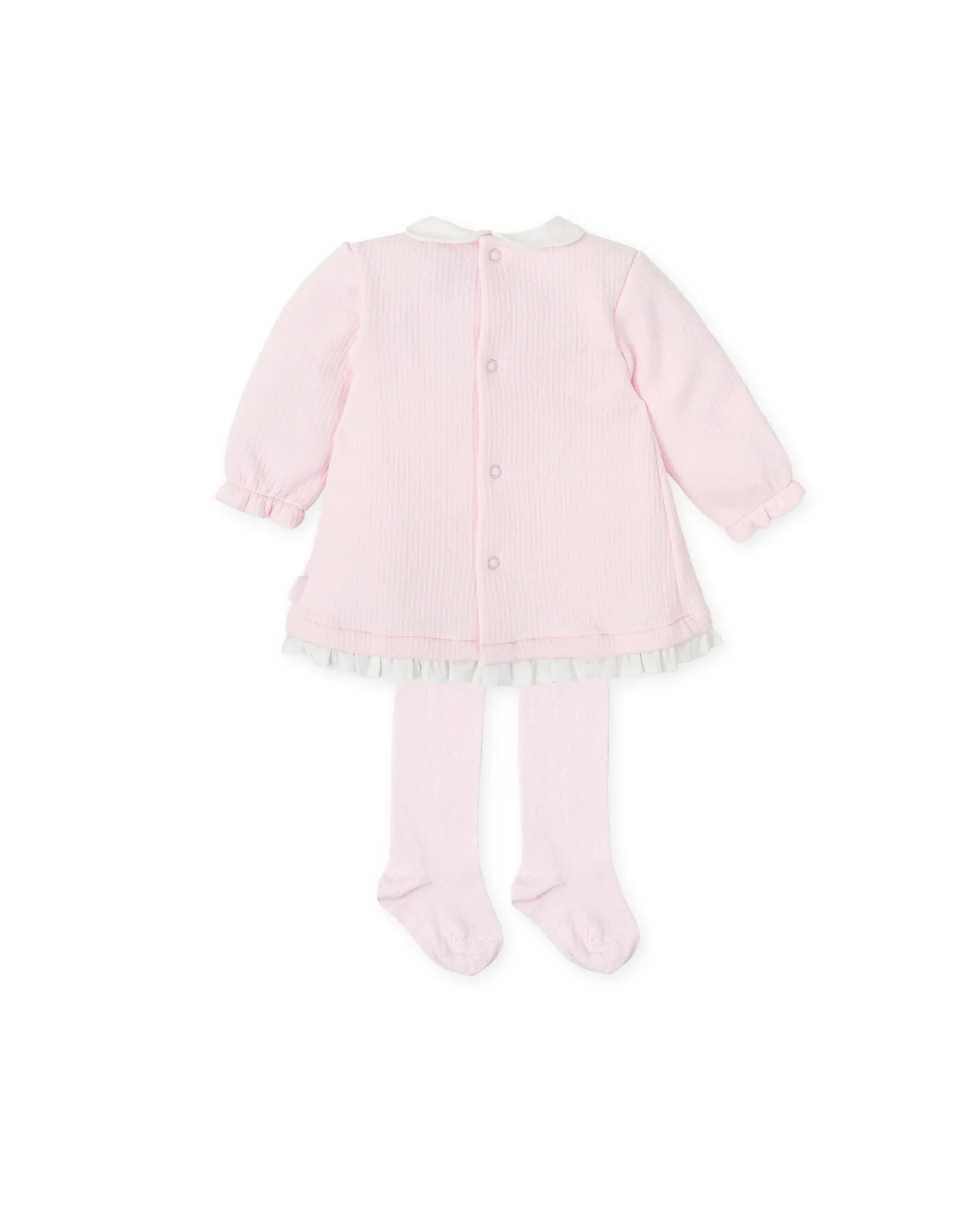 TUTTO PICCOLO| Pink Heart Dress With Tights