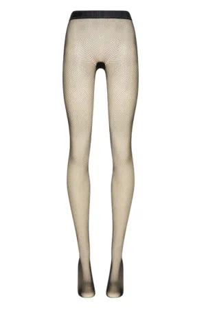 Twenties Black Econyl Fishnet Tights
