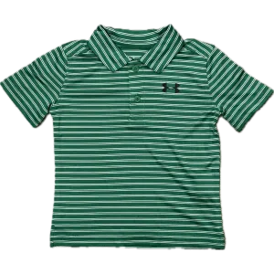 Under Armour Boys' Match Play Baby Stripe Polo - Kelly Green