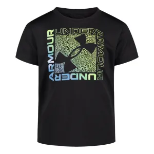 Under Armour Boys' UA Iridescent Core Short Sleeve - Black