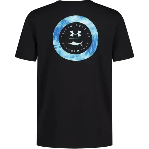 Under Armour Circle Fish Logo Short Sleeve - Black