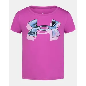 Under Armour Girl UA Tech Big Logo Short Sleeve Tee - Vivid Magenta