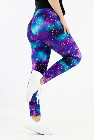 Universe Shimmer - Casual Full Leggings