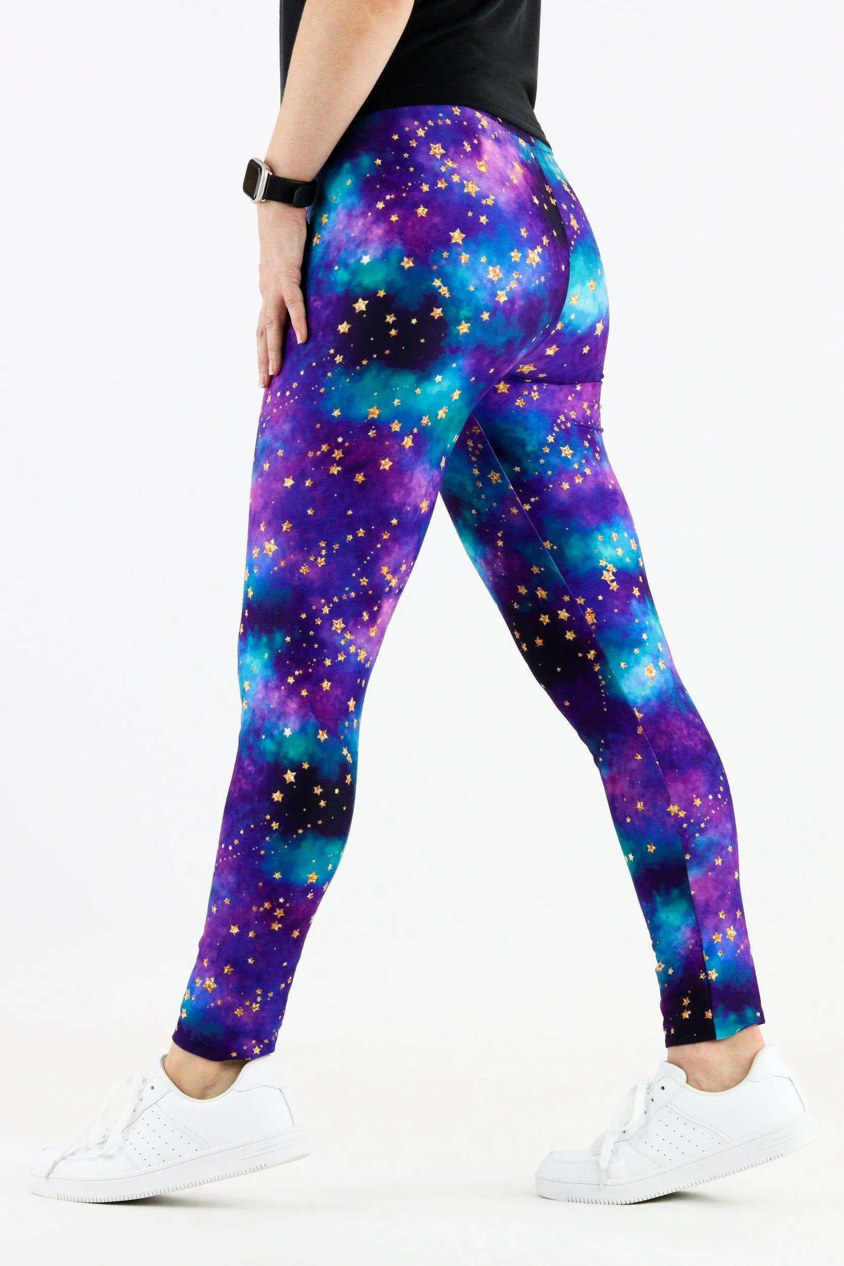 Universe Shimmer - Casual Full Leggings