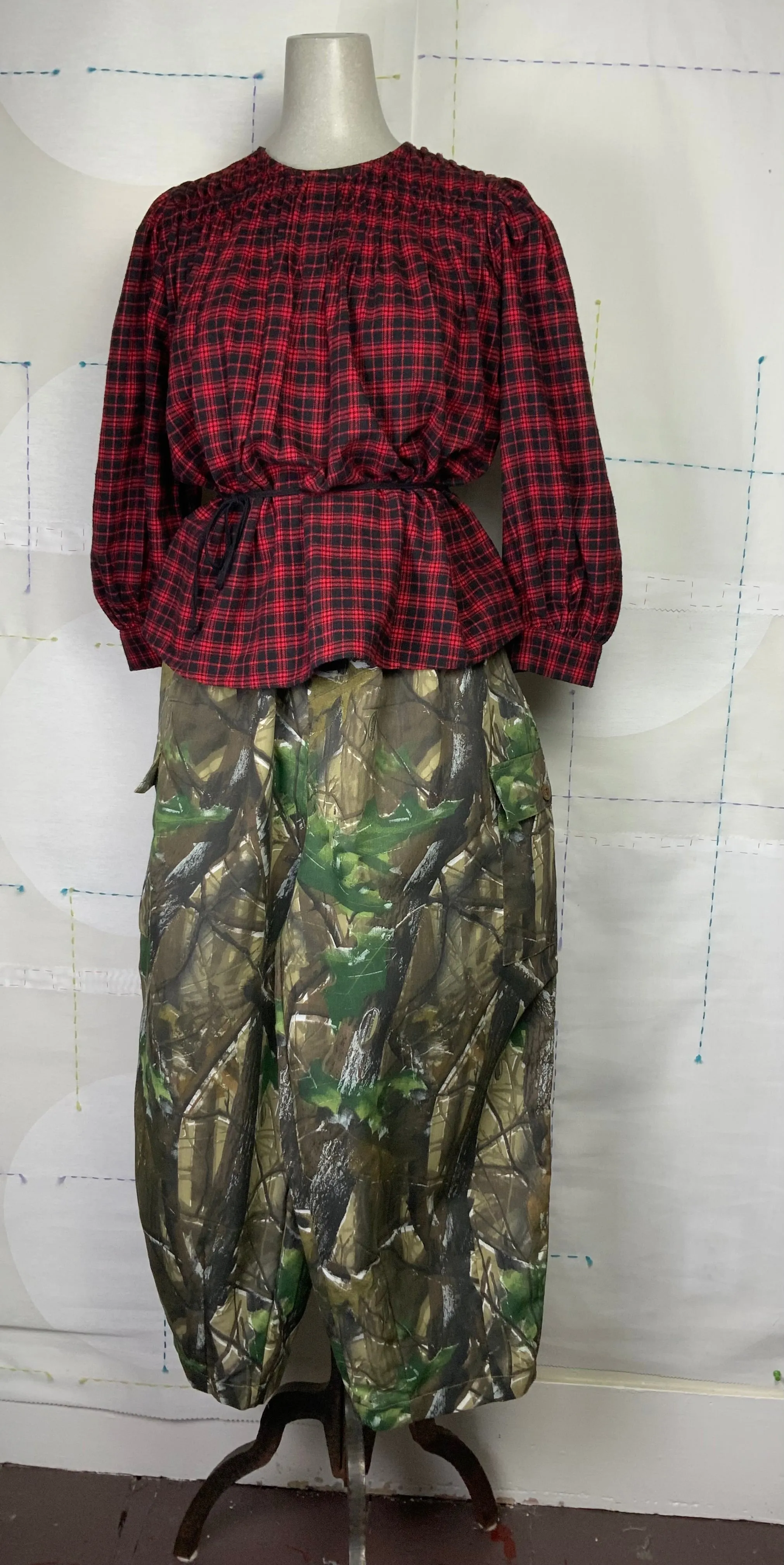 UQNATU  ~  Field Cargo Pant - Woodland Camo
