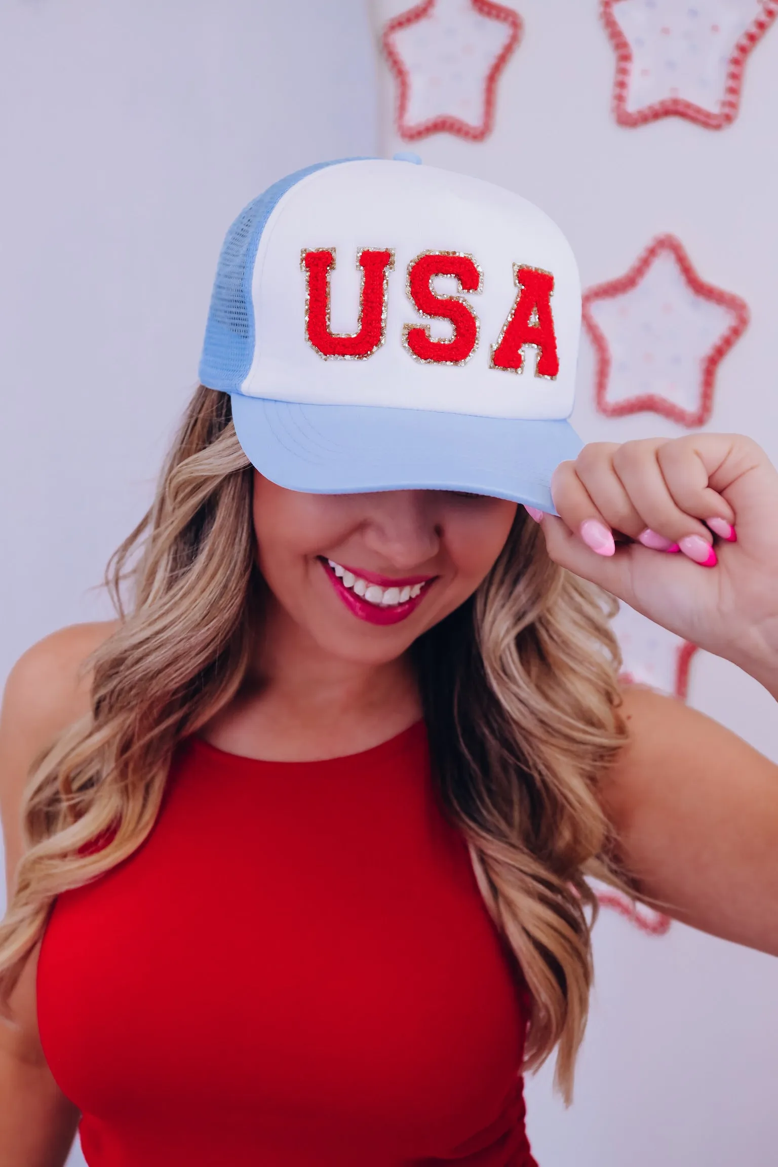 USA Patch Trucker Hat - Multi