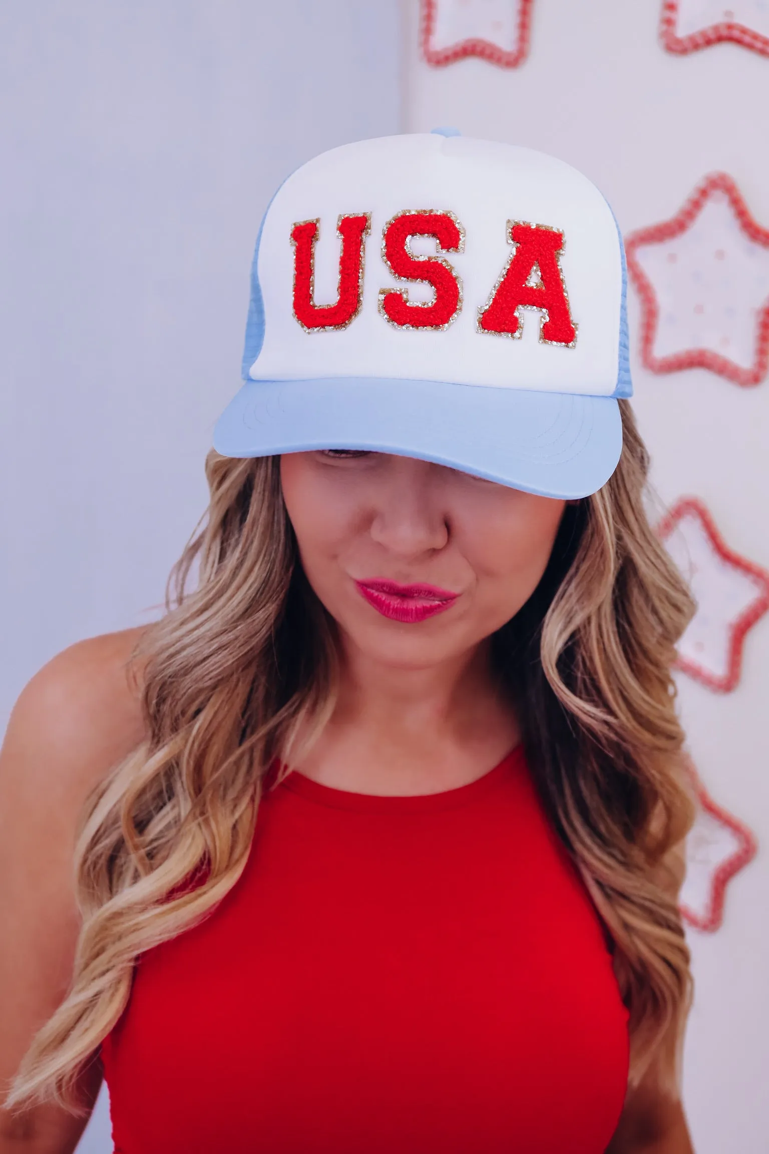 USA Patch Trucker Hat - Multi