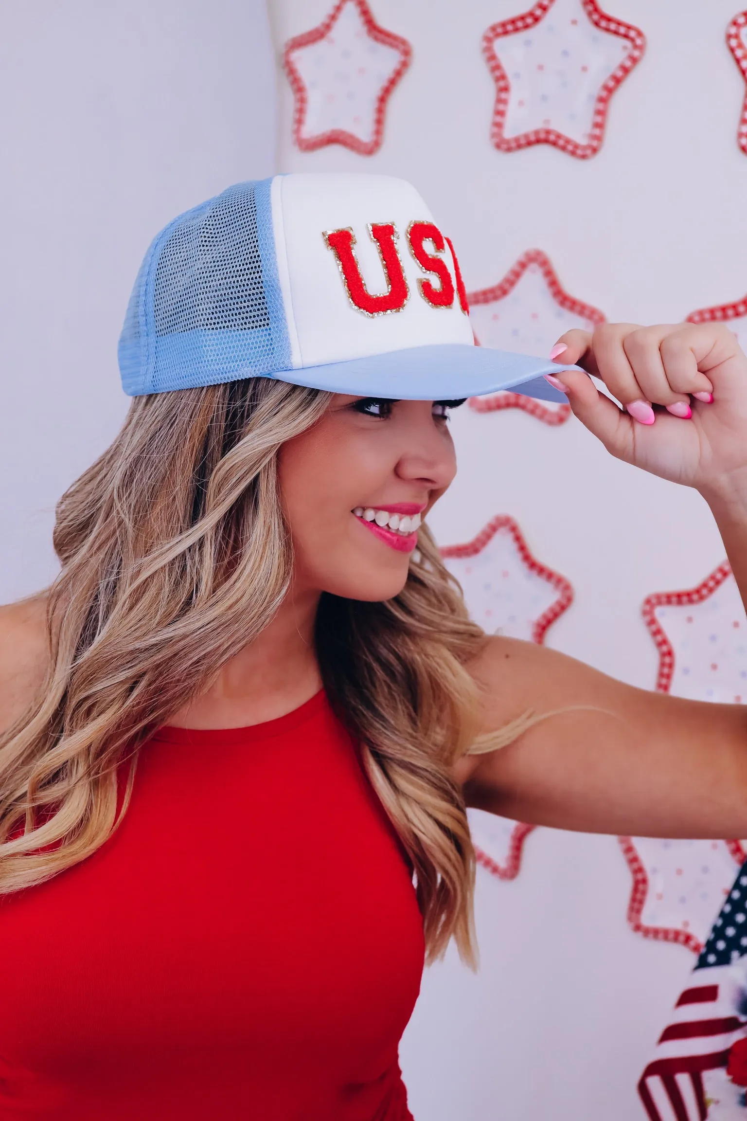 USA Patch Trucker Hat - Multi