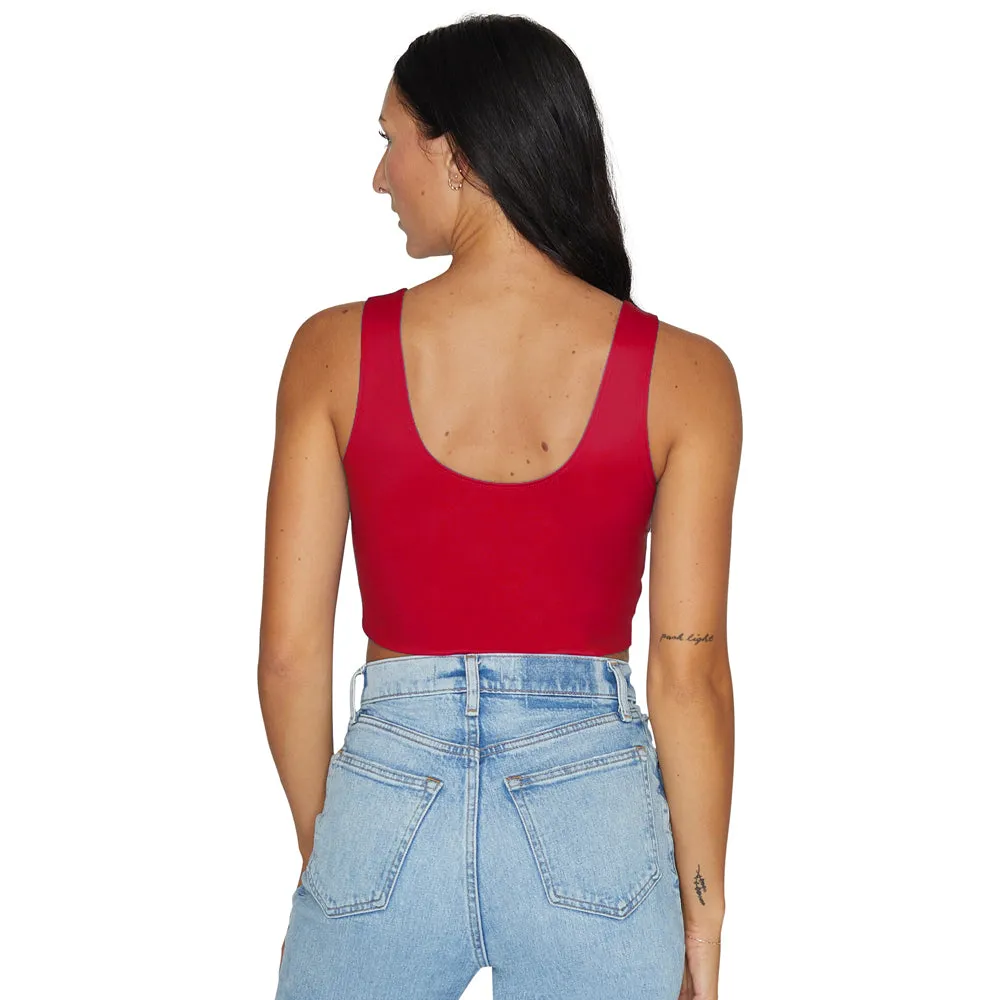 Utah Red Crop Tank Top