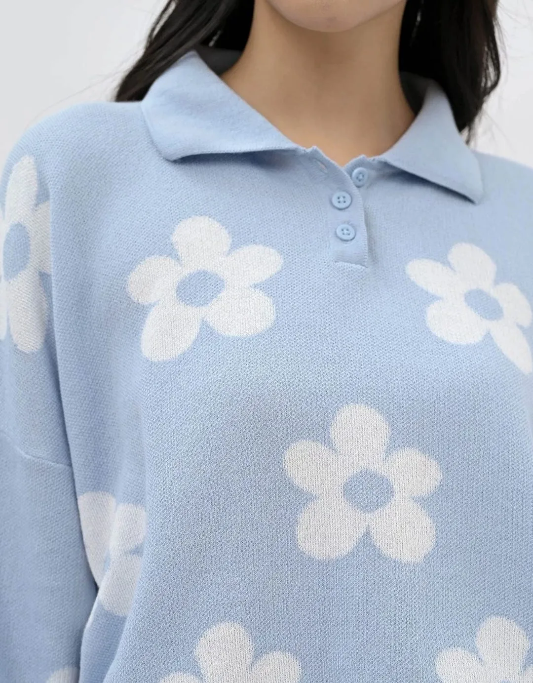 UV 2409 SWEATSHIRT TOPS 983 BLUE FLOWER