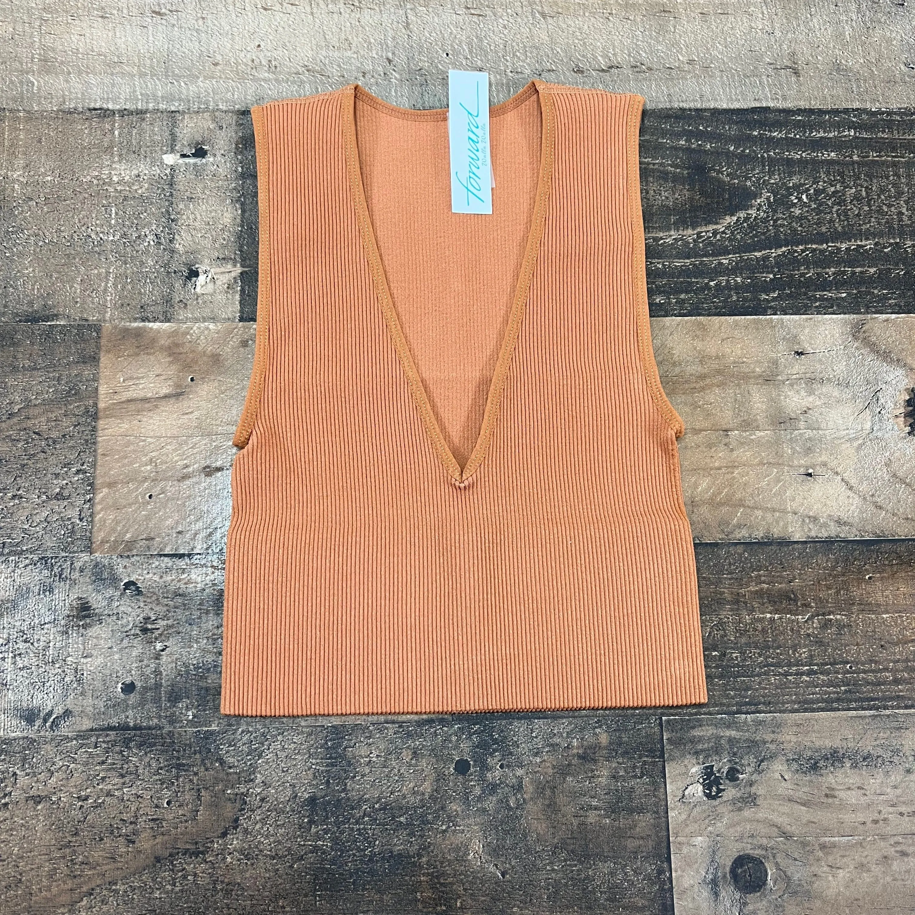 V-Neck Crop Tank