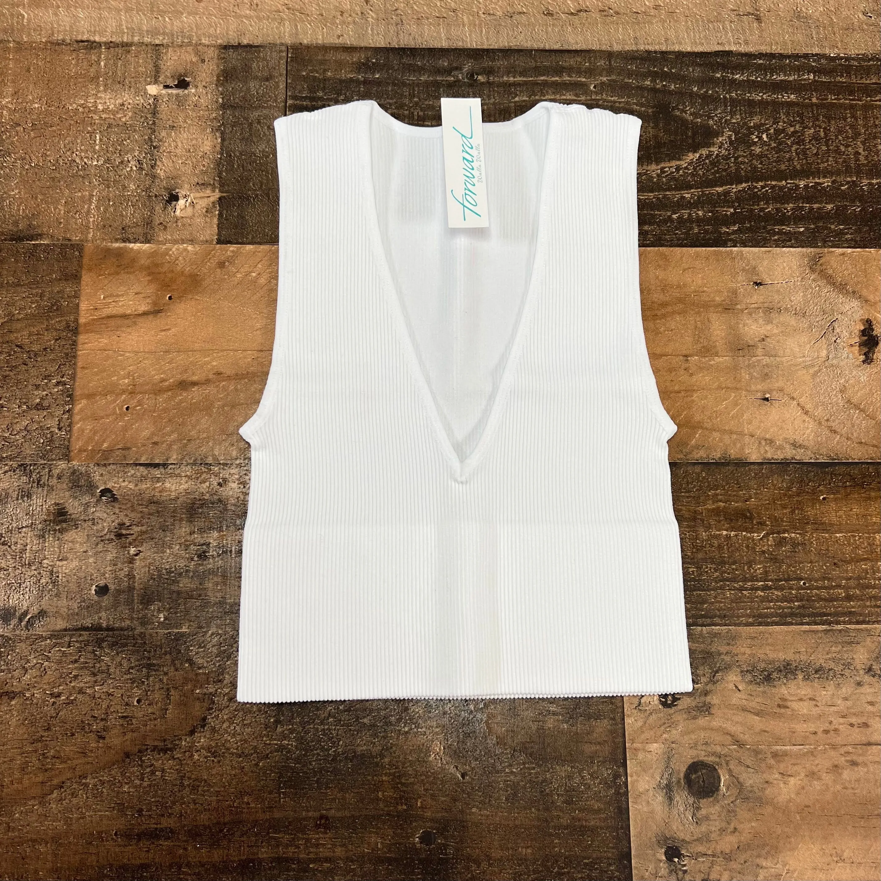 V-Neck Crop Tank
