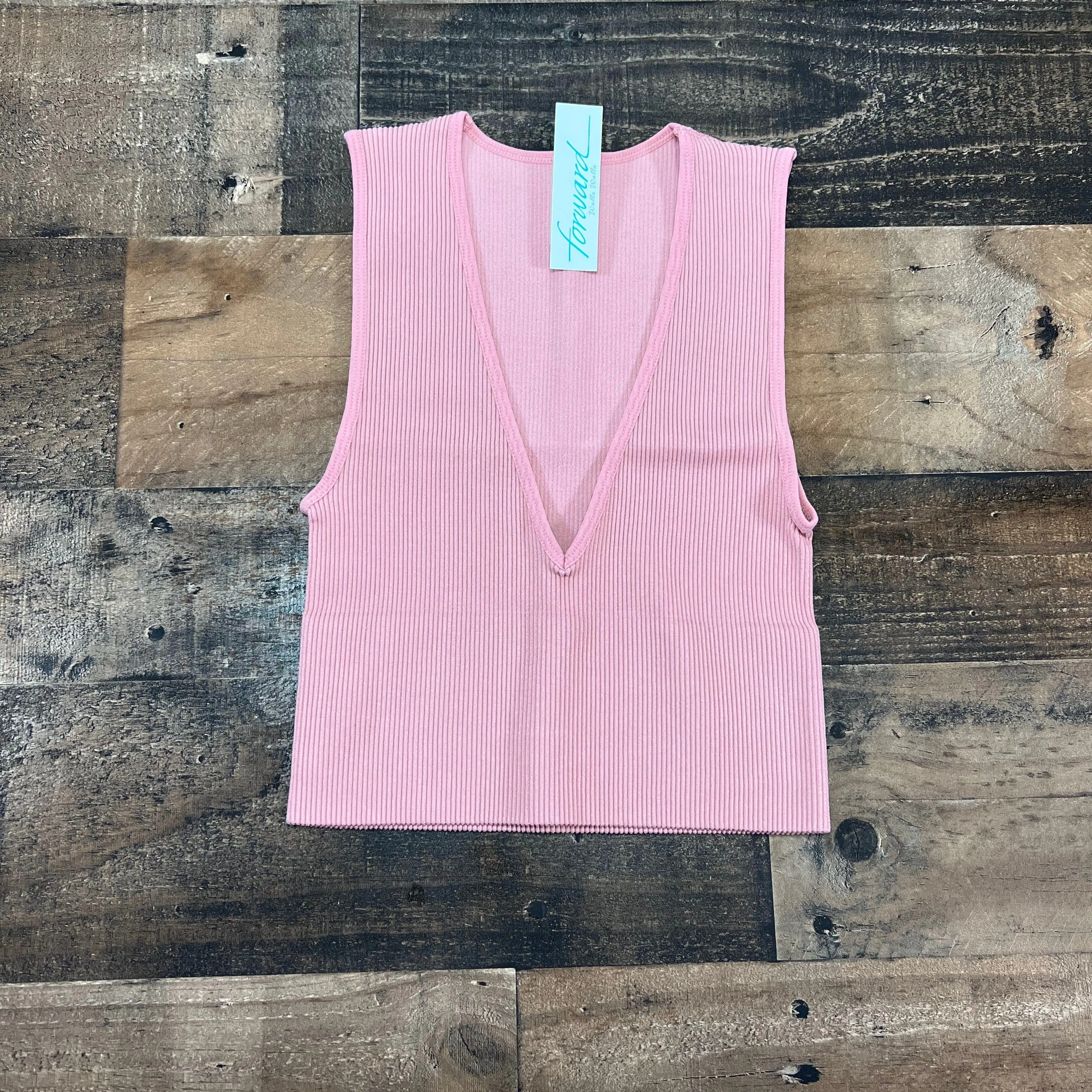 V-Neck Crop Tank