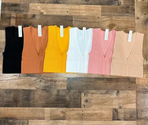 V-Neck Crop Tank