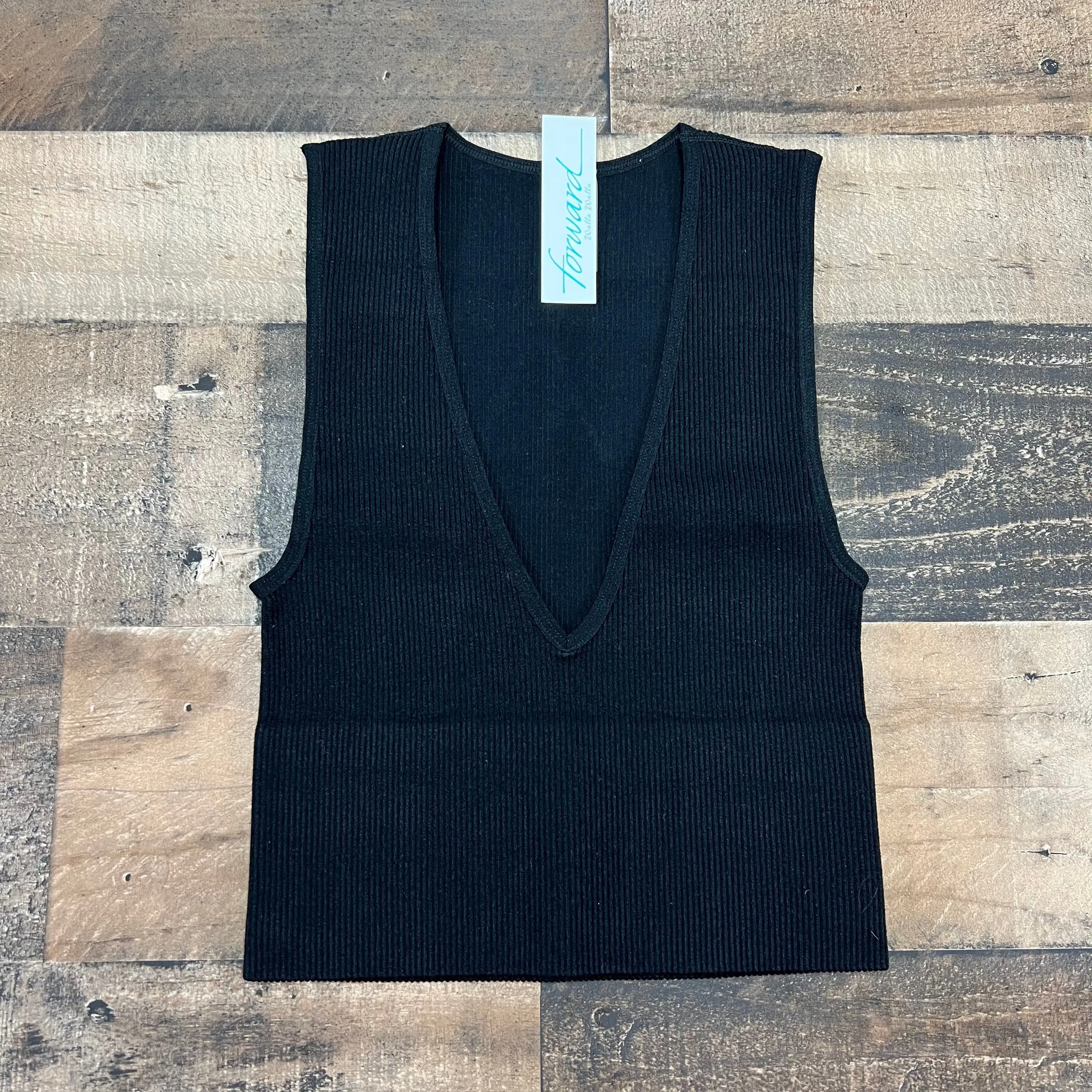 V-Neck Crop Tank