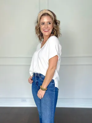 Venus V Neck Short Sleeve Top