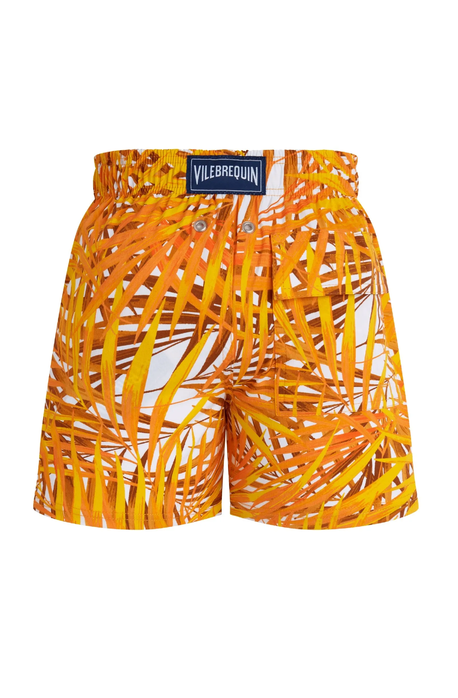 VILEBREQUIN Boys Stretch Swim Shorts Palm Leaves