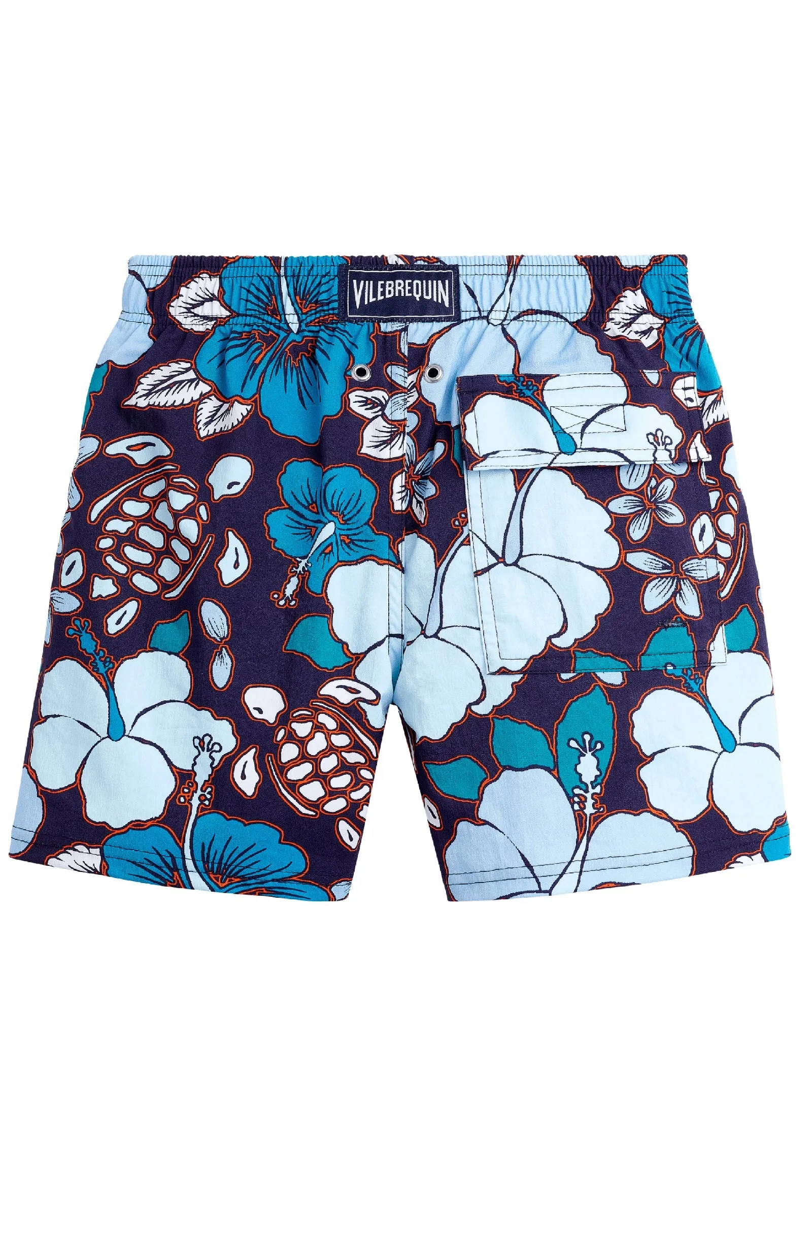 VILEBREQUIN Boys Stretch Swim Shorts Tropical Turtles