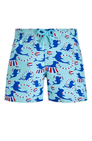 VILEBREQUIN Boys Swim Shorts Circus Seals